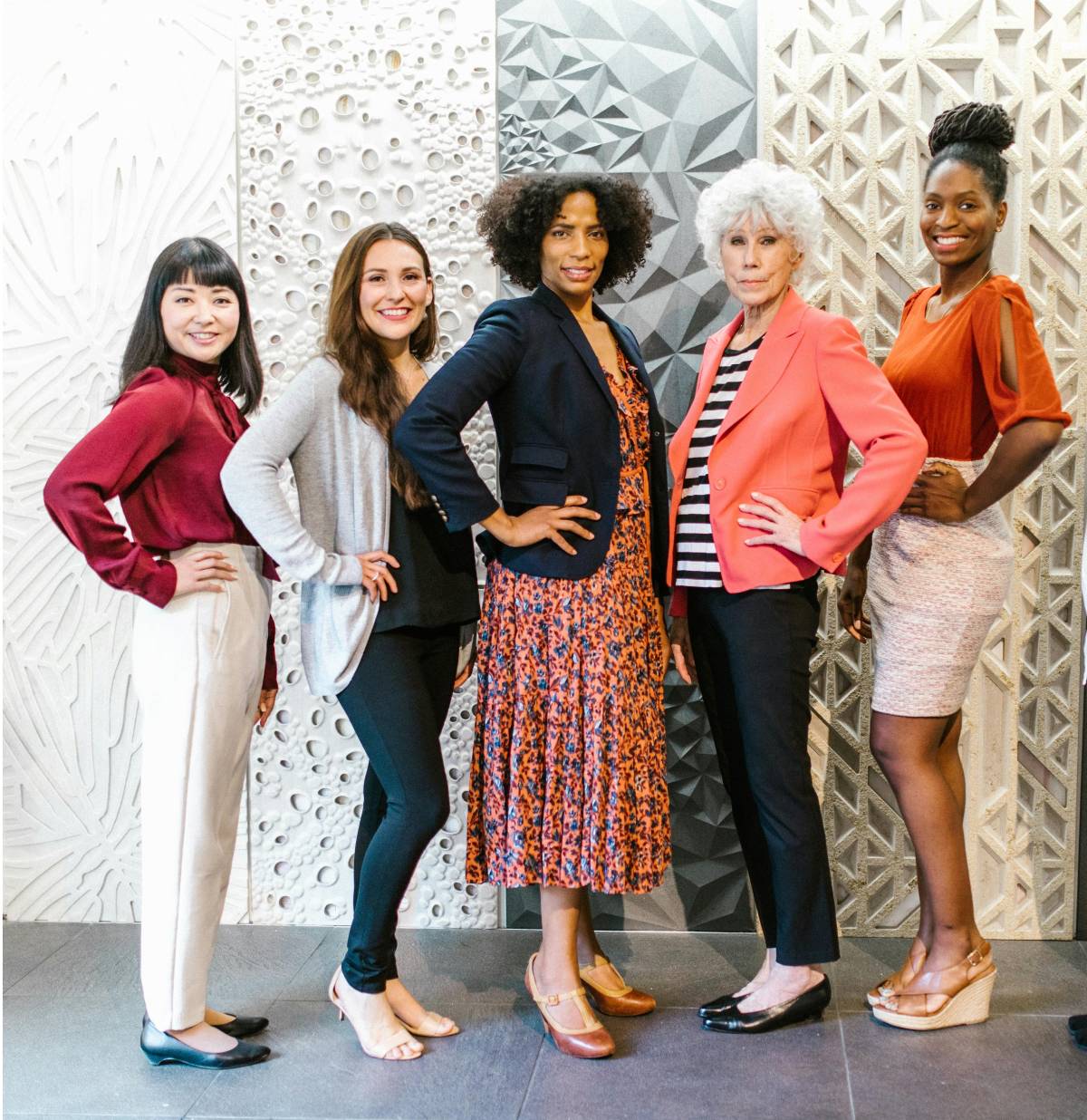 5 multi-ethnic women