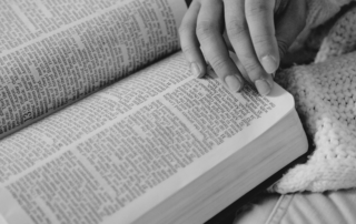 woman reading the bible